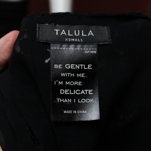 Talula Black Lace Blouse - Picture 12 of 13